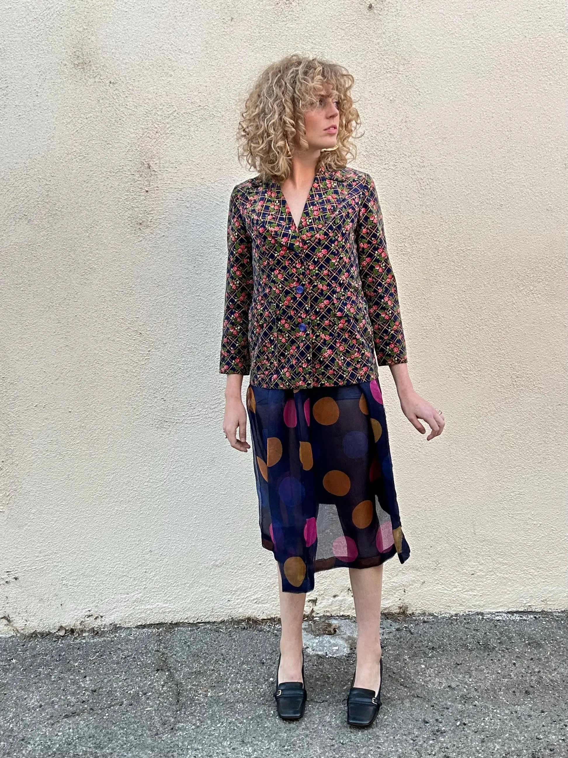 Vintage Comme des Garçons Polka Dot Organza Skirt