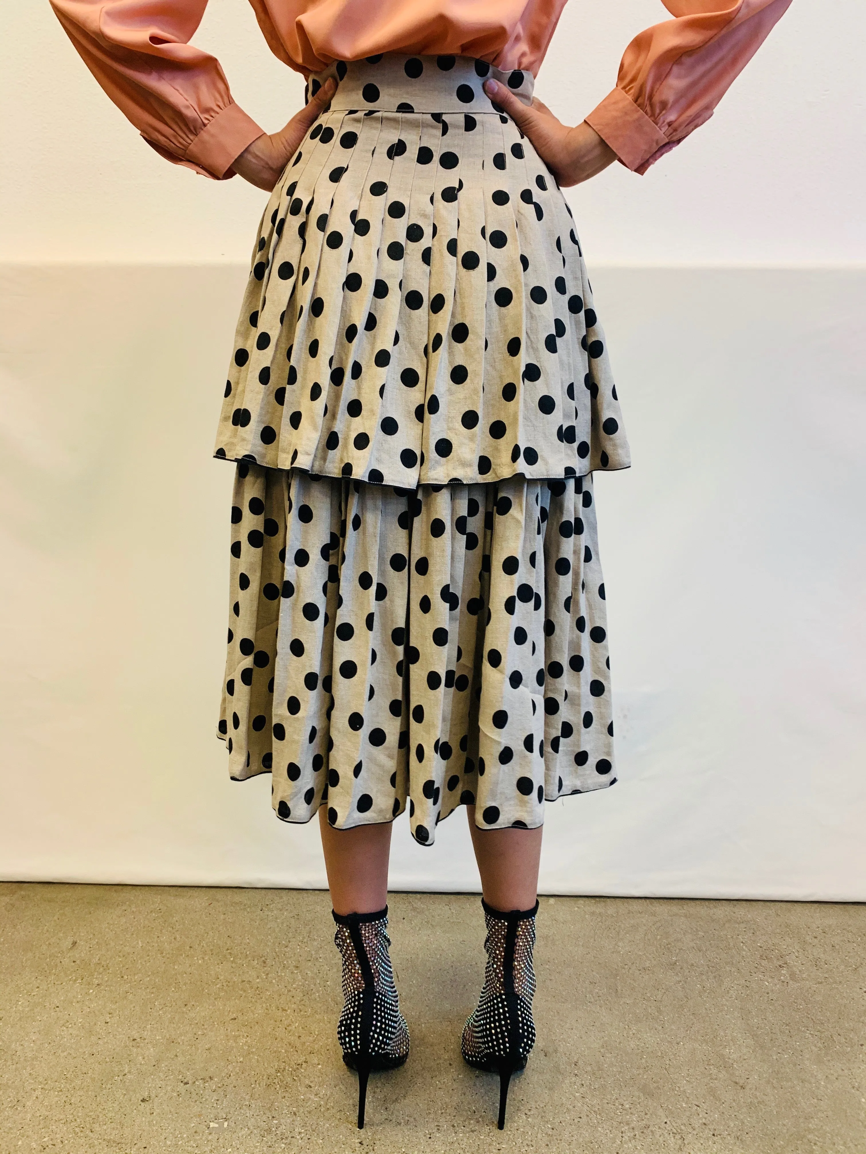 Vintage In Tiers Skirt