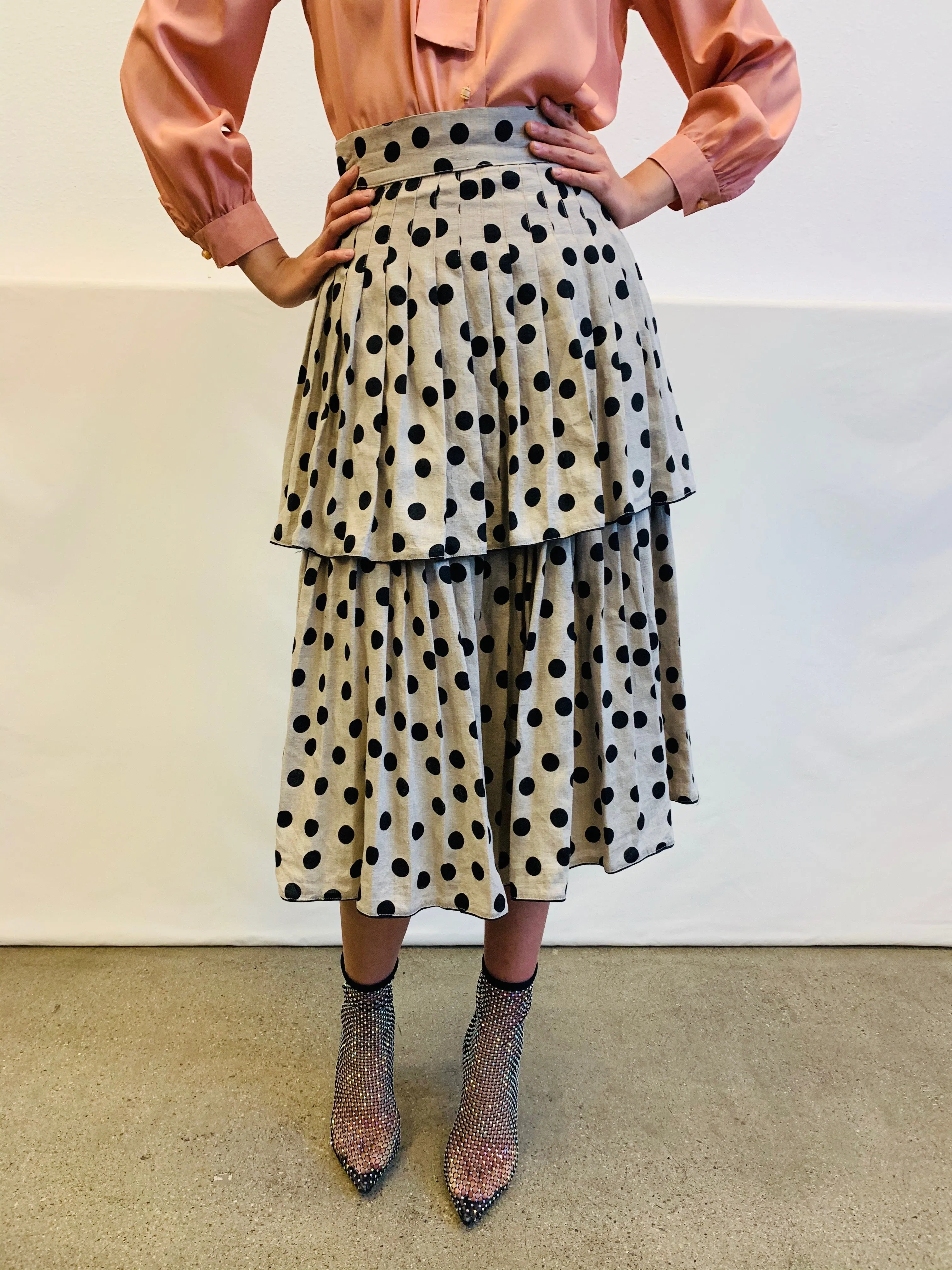 Vintage In Tiers Skirt