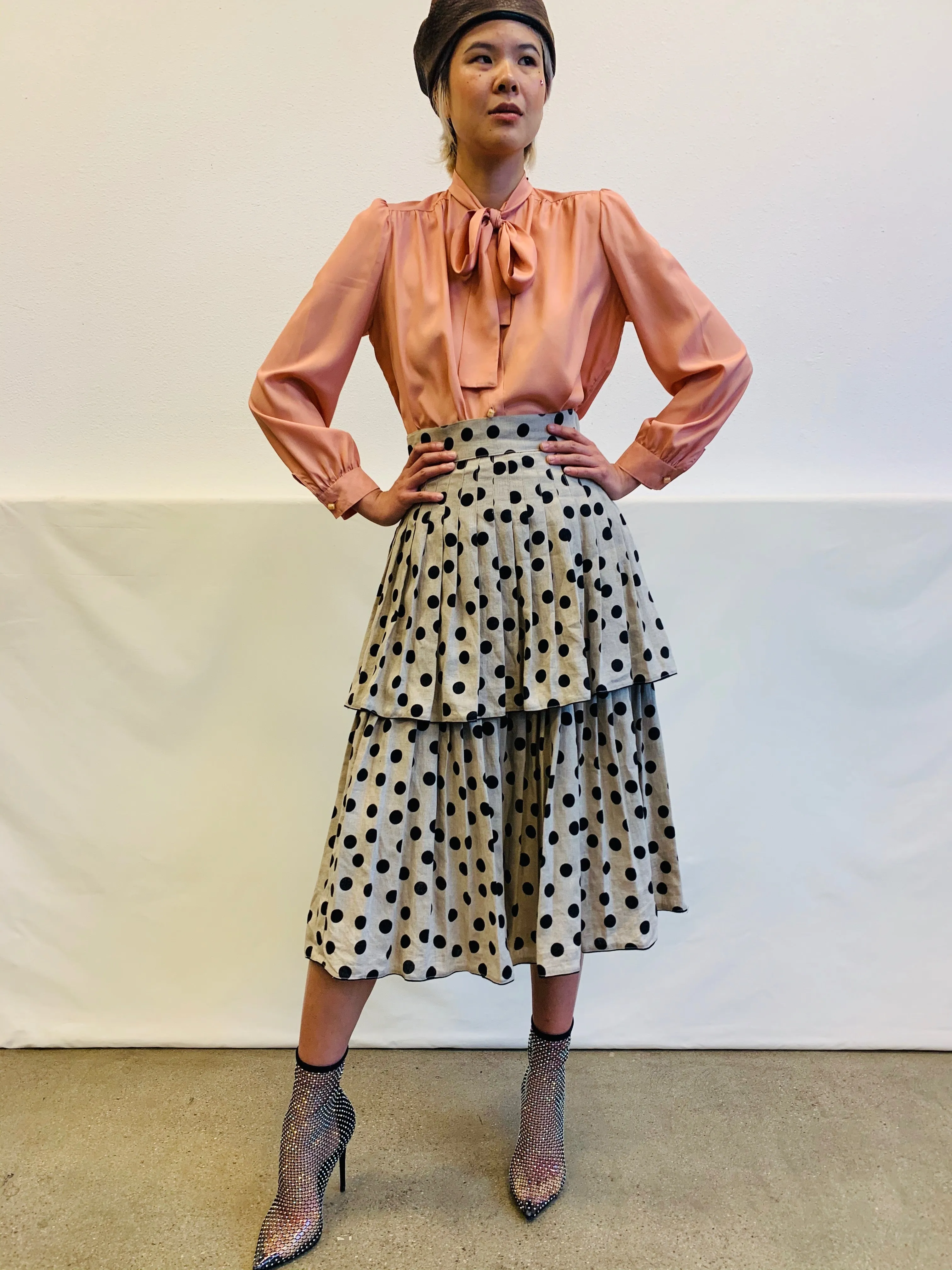 Vintage In Tiers Skirt
