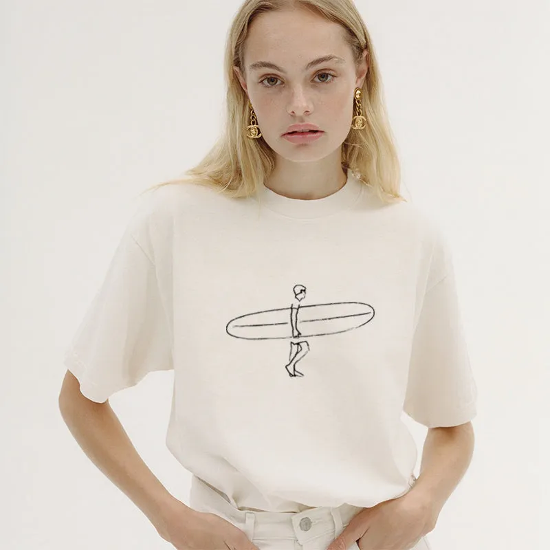 Want To Go Surfing? Cotton Tee