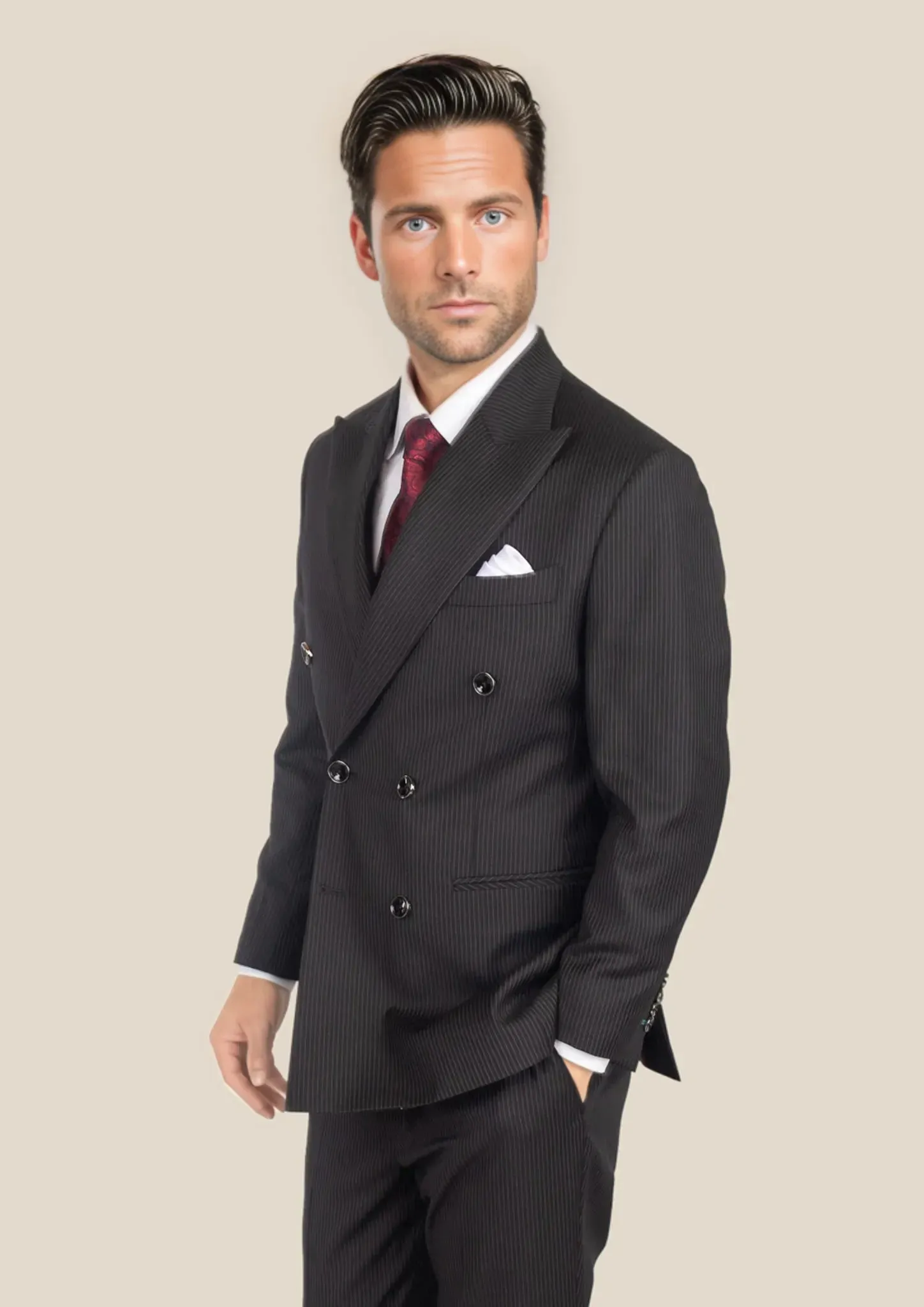 Waverly Black Pinstripe Jacket