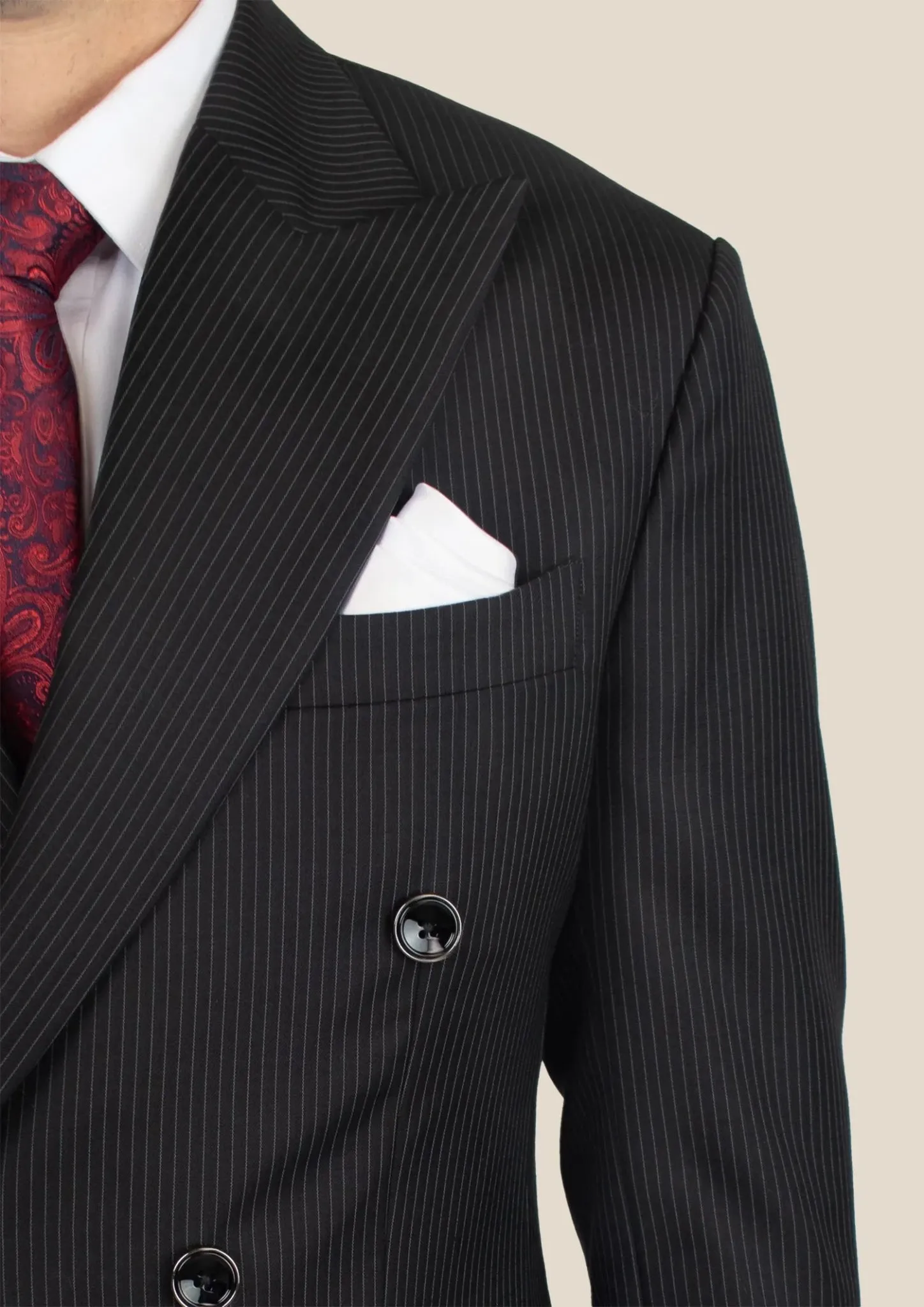 Waverly Black Pinstripe Jacket