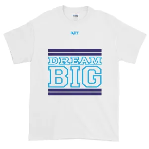 White Navy Blue and Carolina Blue Short-Sleeve T-Shirt