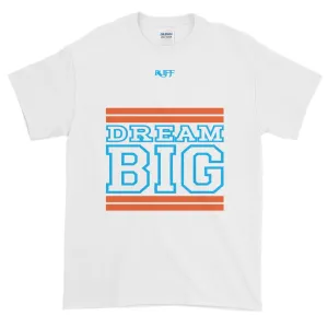 White Orange and Carolina Blue Short-Sleeve T-Shirt