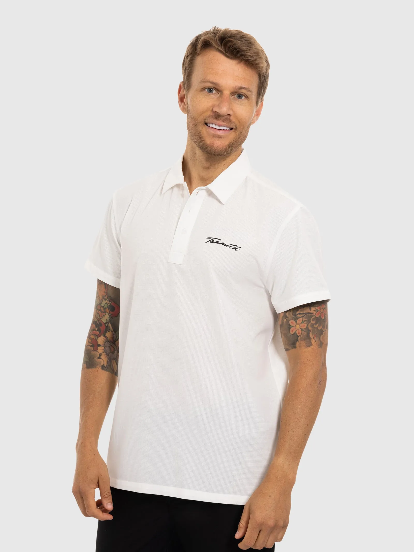 White Par-Tee Polo