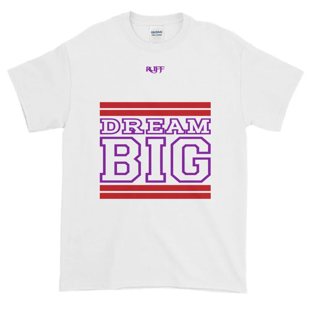 White Red and Purple Short-Sleeve T-Shirt