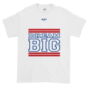 White Red and Royal Blue Short-Sleeve T-Shirt