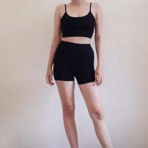 Women Short・Long Leggings / Black