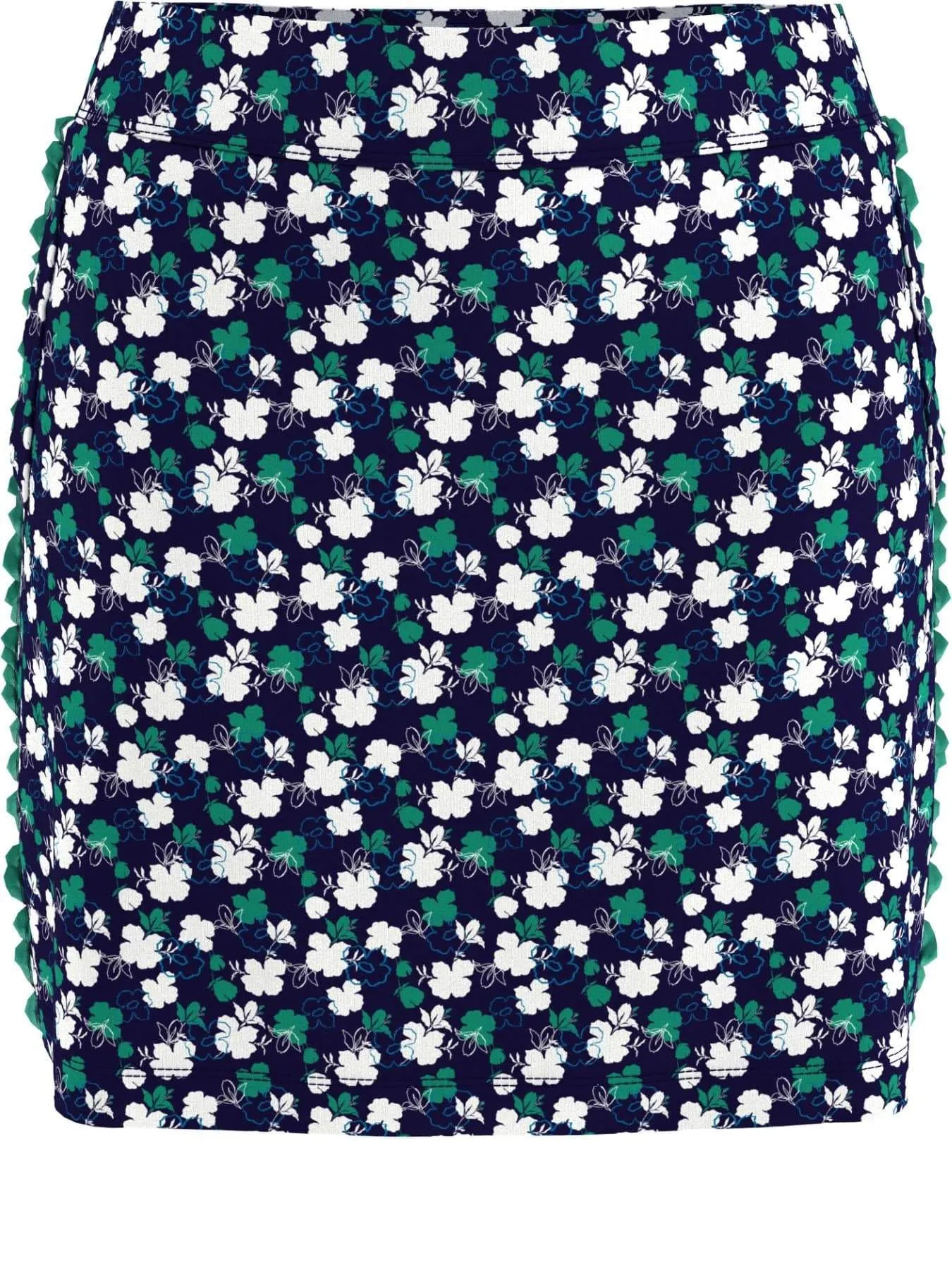 Womens Allover Mini Floral Print Skort