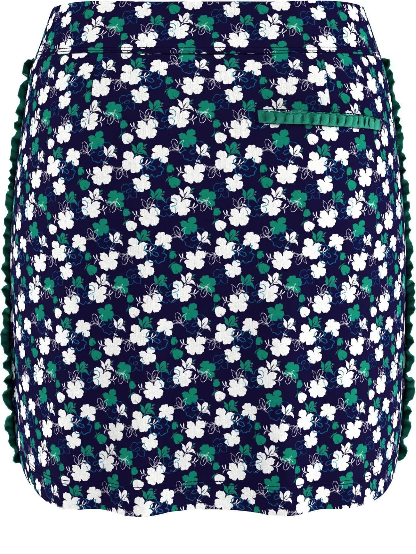 Womens Allover Mini Floral Print Skort