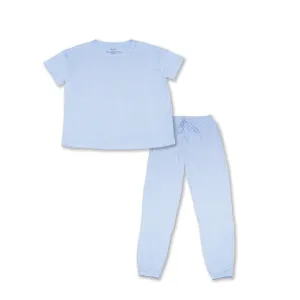 Women's Bamboo Short Sleeve Loungewear Set (Skydive)