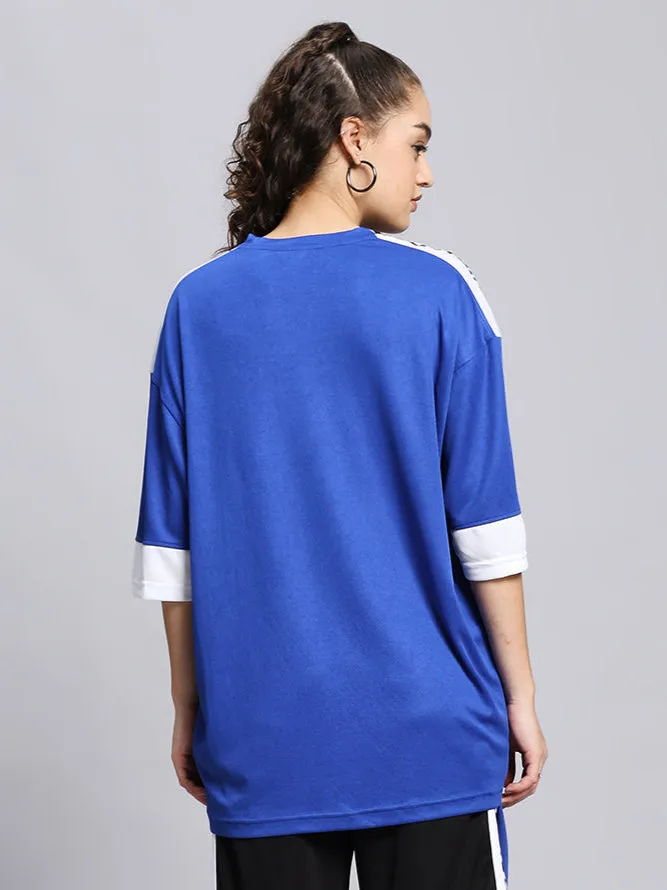Women's Challenge Over-Sized T-Shirt (Royal Blue)