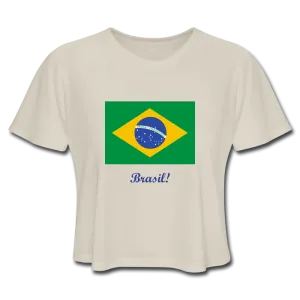 Women's Cropped T-Shirt - Brazil