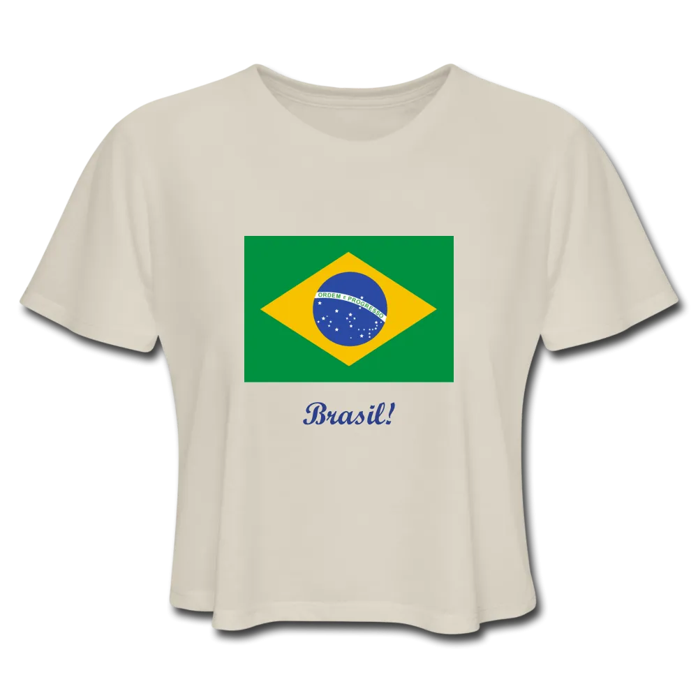 Women's Cropped T-Shirt - Brazil