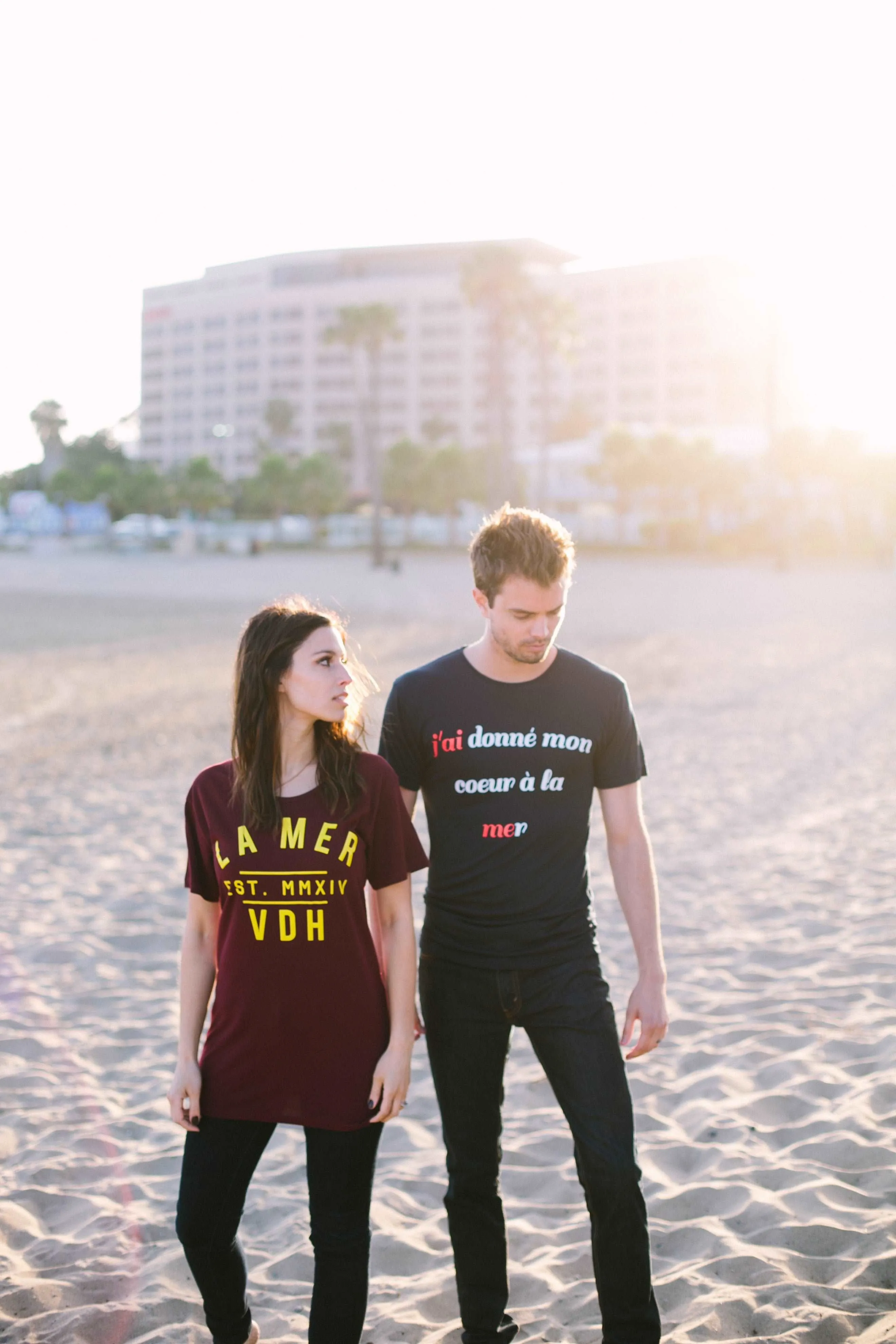 Women's - La Mer Maroon Crew Neck T-Shirt