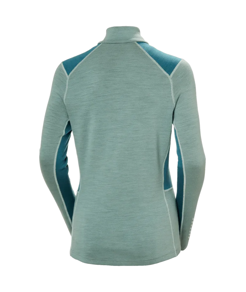 WOMEN'S LIFA MERINO MIDWEIGHT 1/2 ZIP BASELAYER - CACTUS