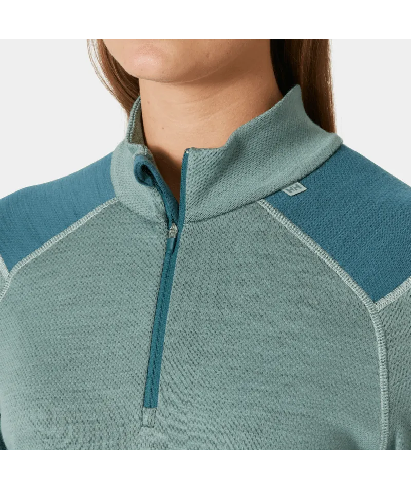 WOMEN'S LIFA MERINO MIDWEIGHT 1/2 ZIP BASELAYER - CACTUS