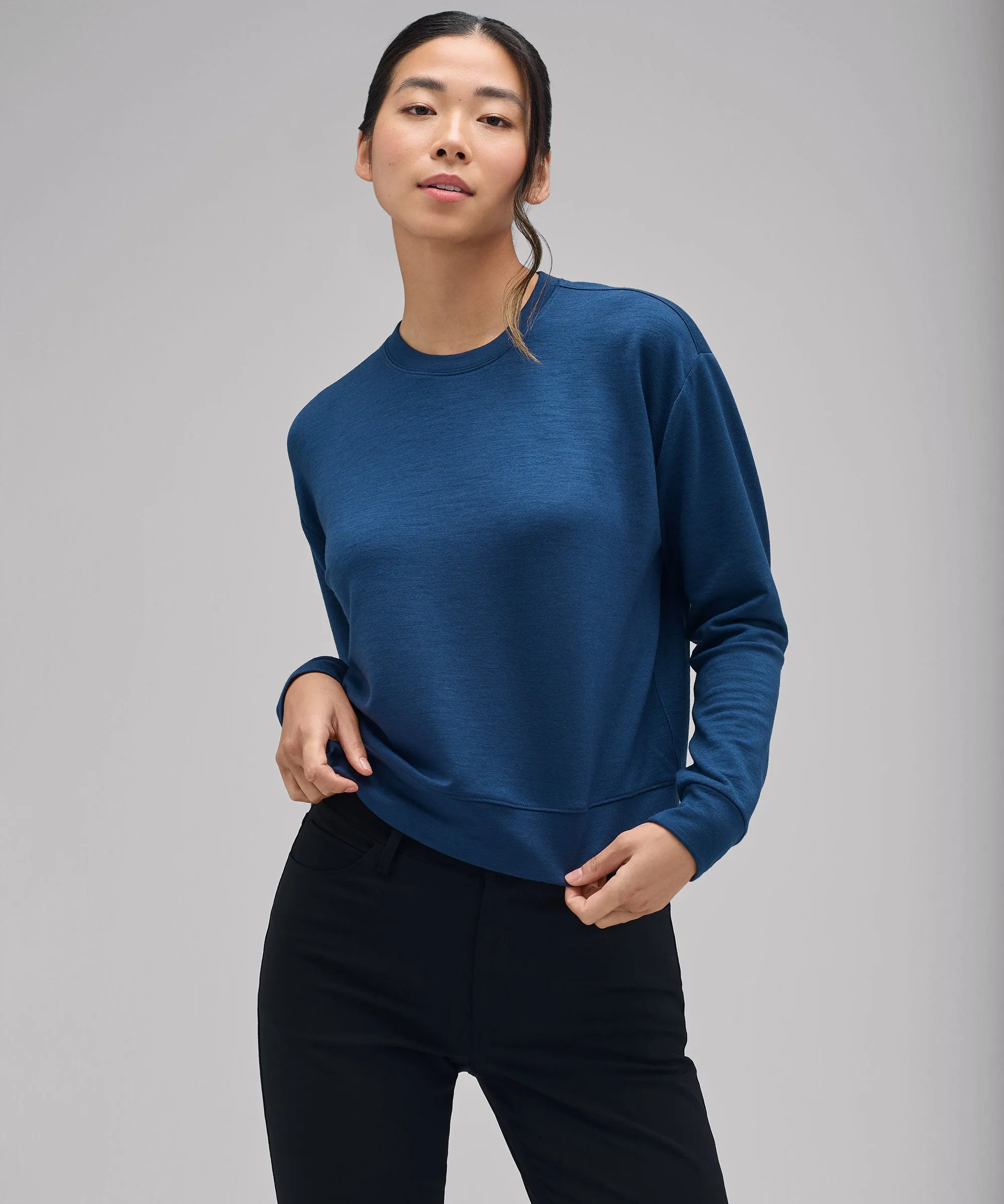 Women's Merino Boxy Sweatshirt
