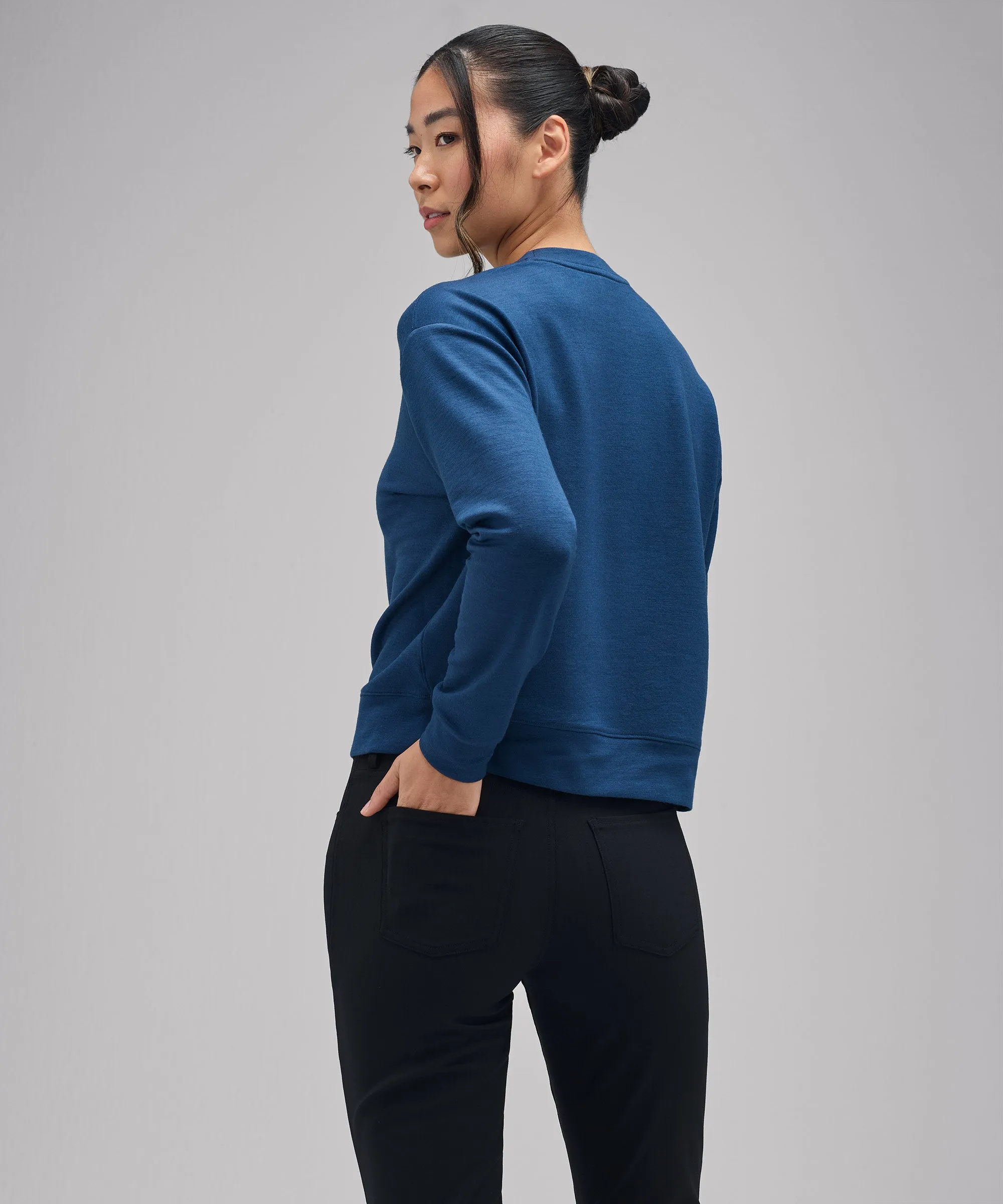Women's Merino Boxy Sweatshirt