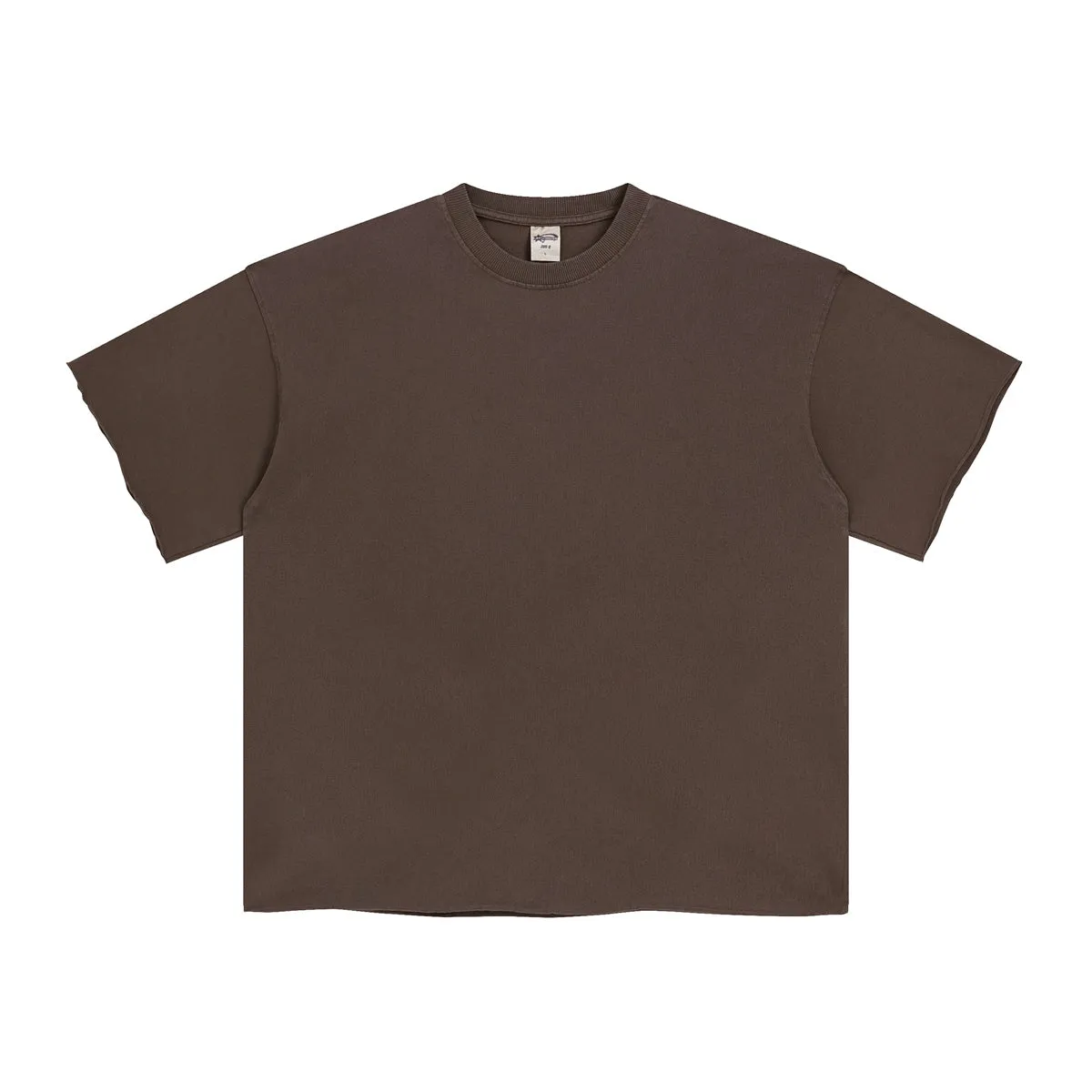 Women's Raw Edge 100 Cotton T Shirt 300gsm