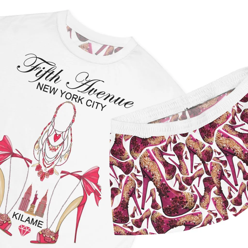 Women's Short and T-shirt set Runi 'Fifth Avenue'