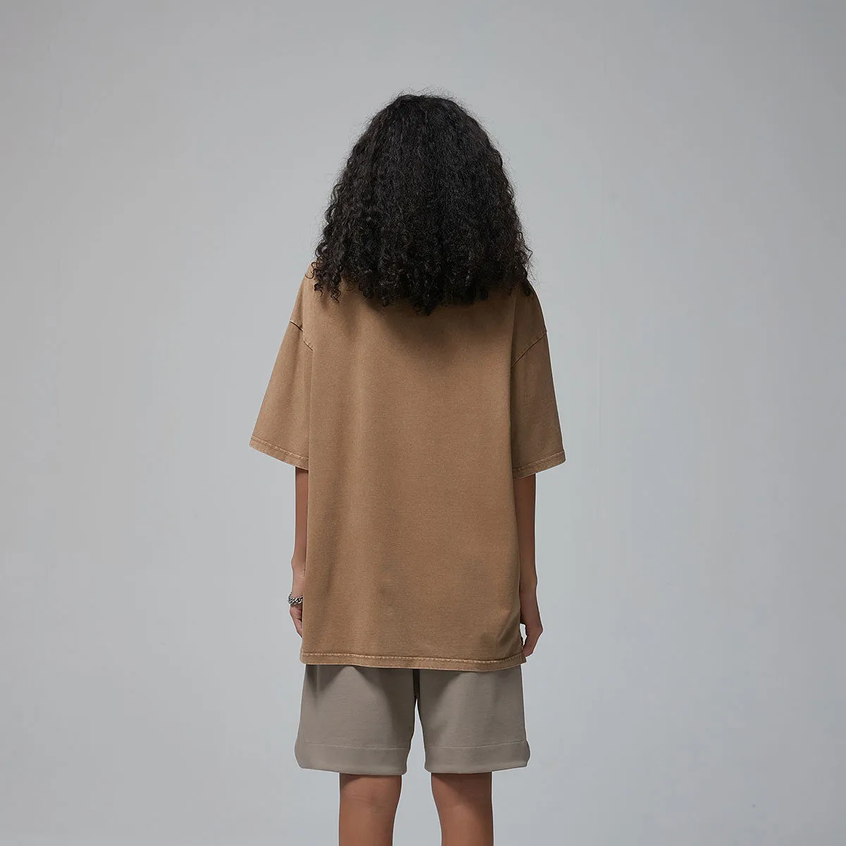 Women's Stone Wash Heavy Collar Shirt 260gsm