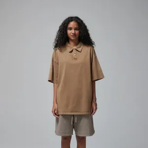 Women's Stone Wash Heavy Collar Shirt 260gsm