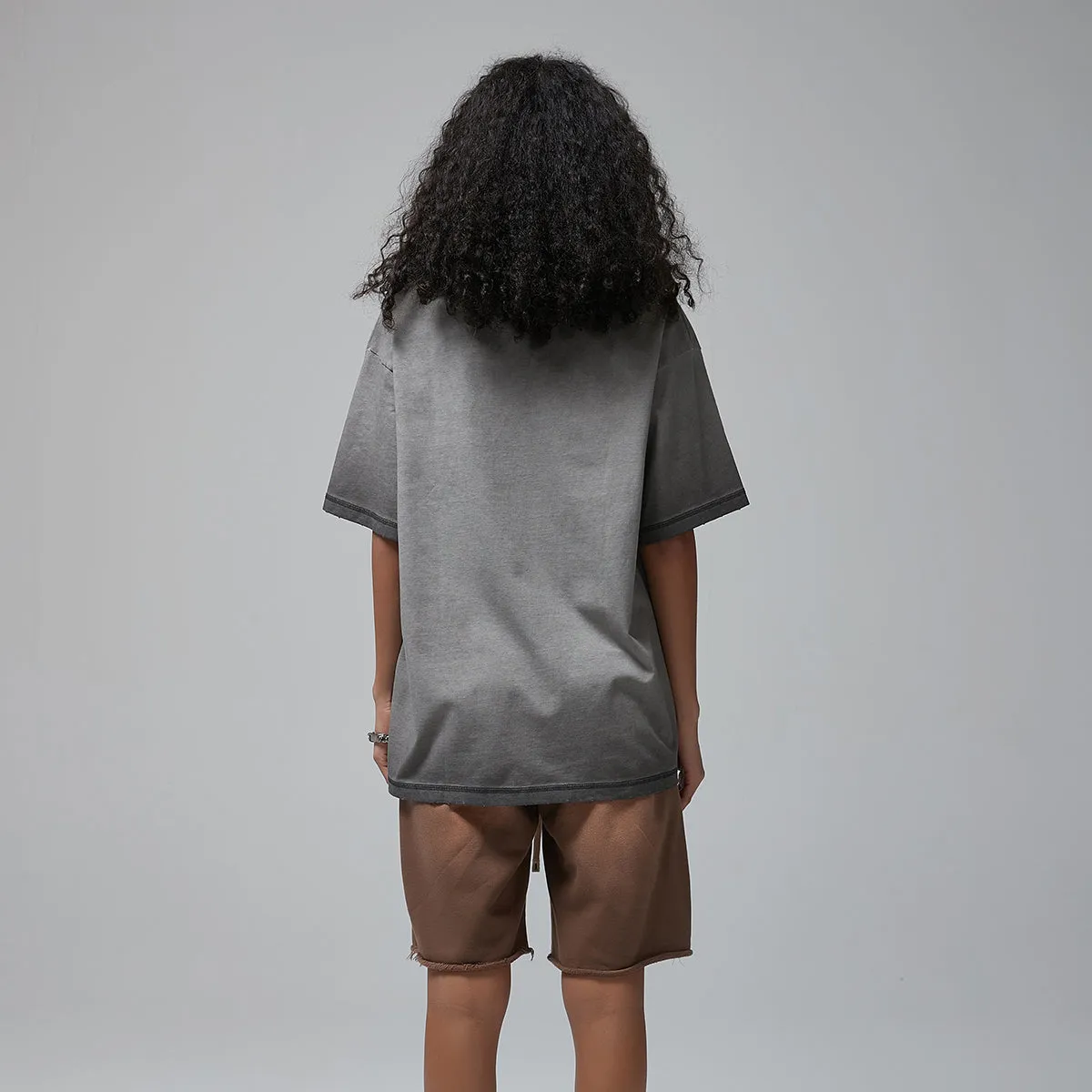 Women's Stone Wash Heavyweight Faded Tee 275gsm