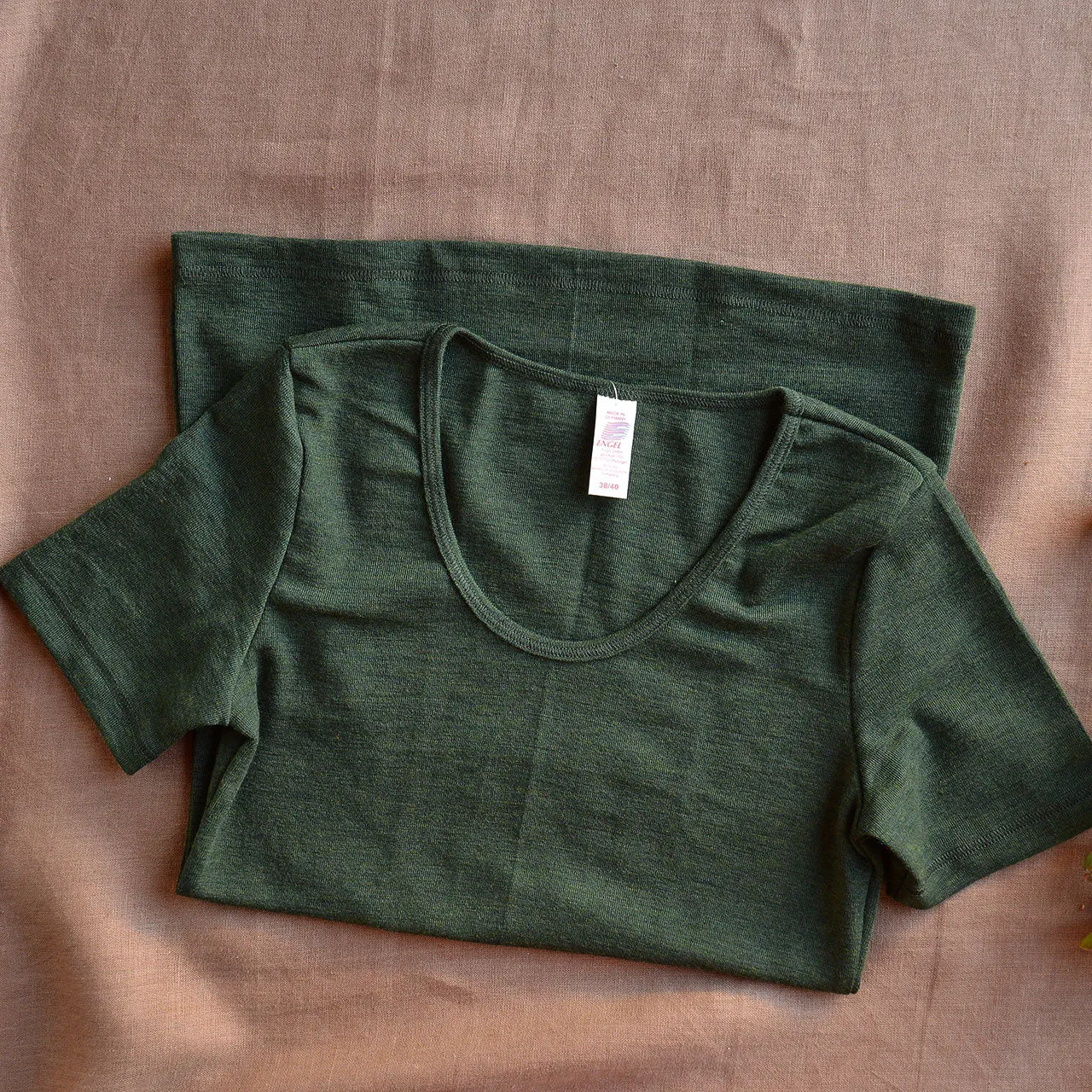 Women's T-Shirt - 100% Merino Wool - Forest Green *Limited Edition