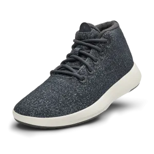 Women's Wool Runner-up Mizzles - Dark Grey (Natural White Sole)