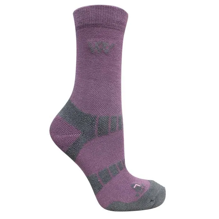 Woof Wear Short Bamboo Waffle Horse Riding Socks