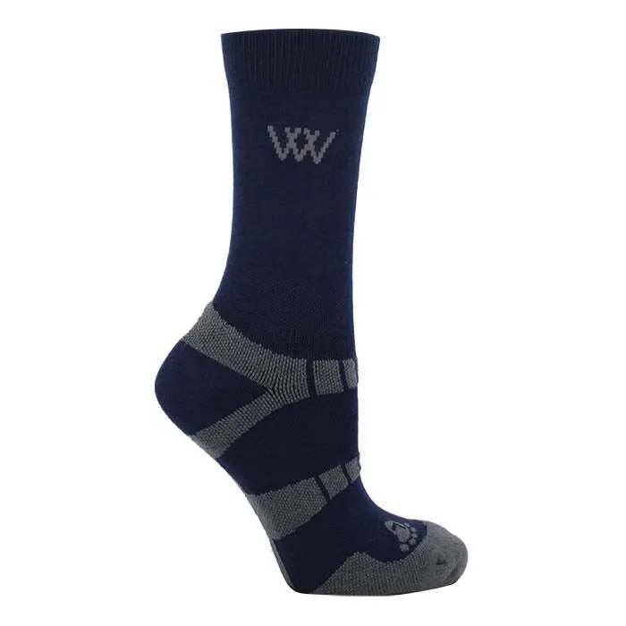 Woof Wear Short Bamboo Waffle Horse Riding Socks
