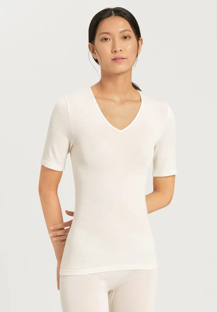 Woolen Silk - Short Sleeved T-shirt