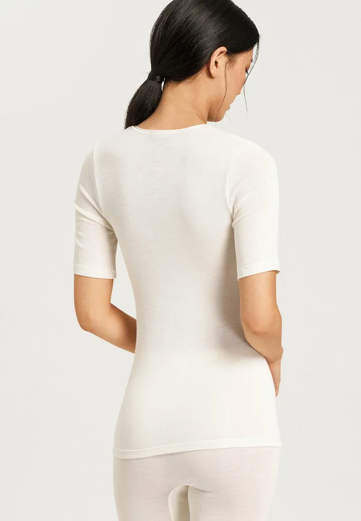 Woolen Silk - Short Sleeved T-shirt