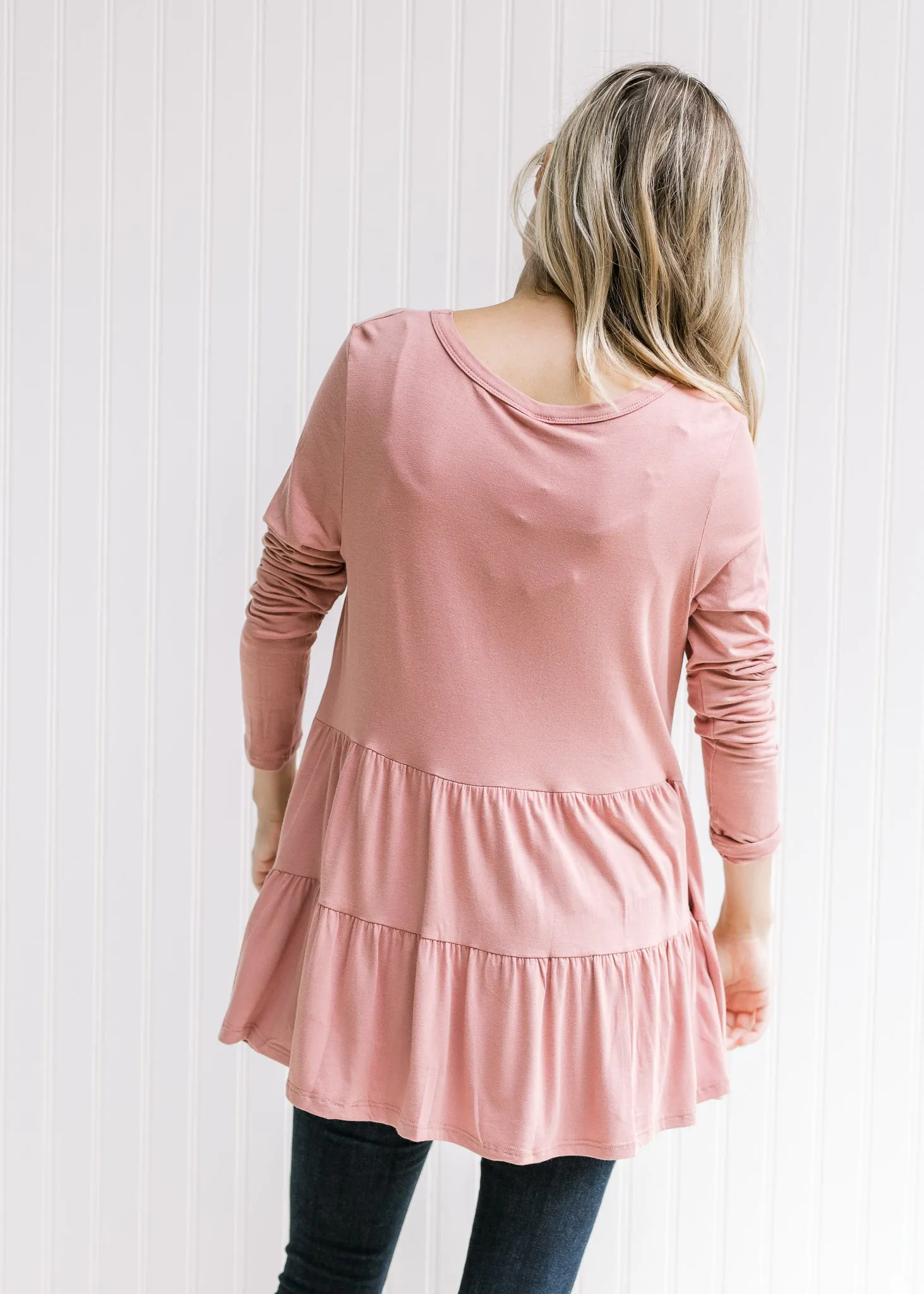 X Rose Tiered  Top