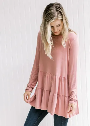 X Rose Tiered  Top