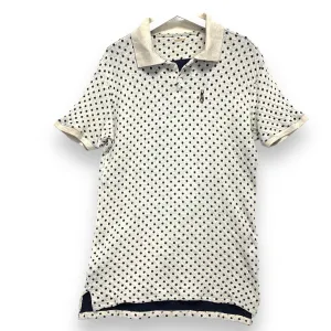 [XL] Kapital Diver Polka Dot Polo Shirt Grey