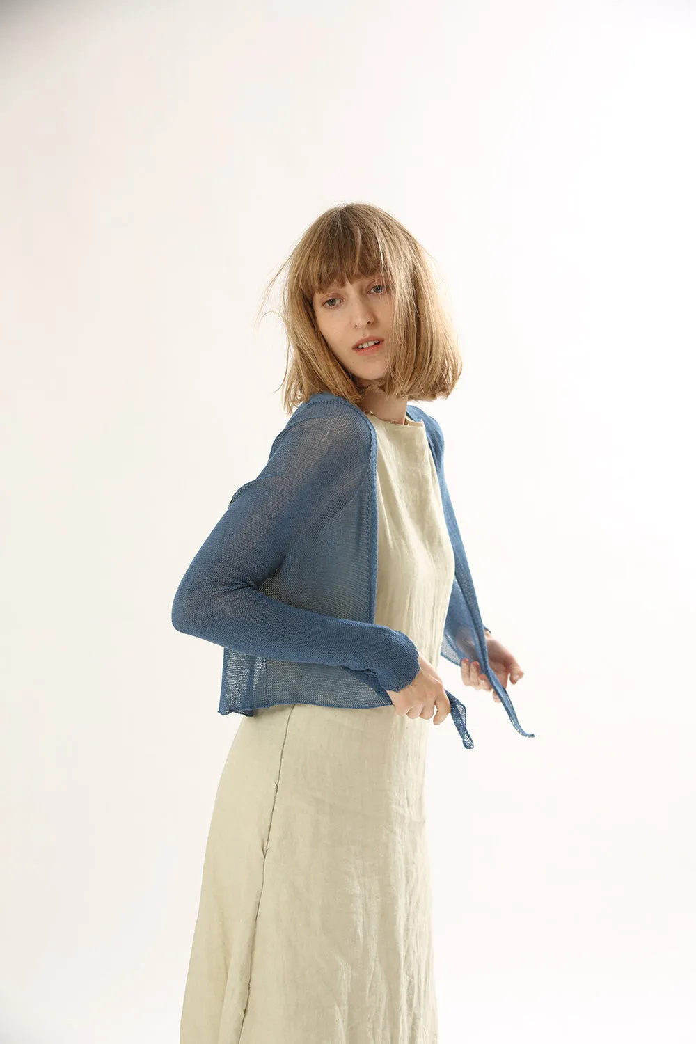 Yellow Bolero Cardigan