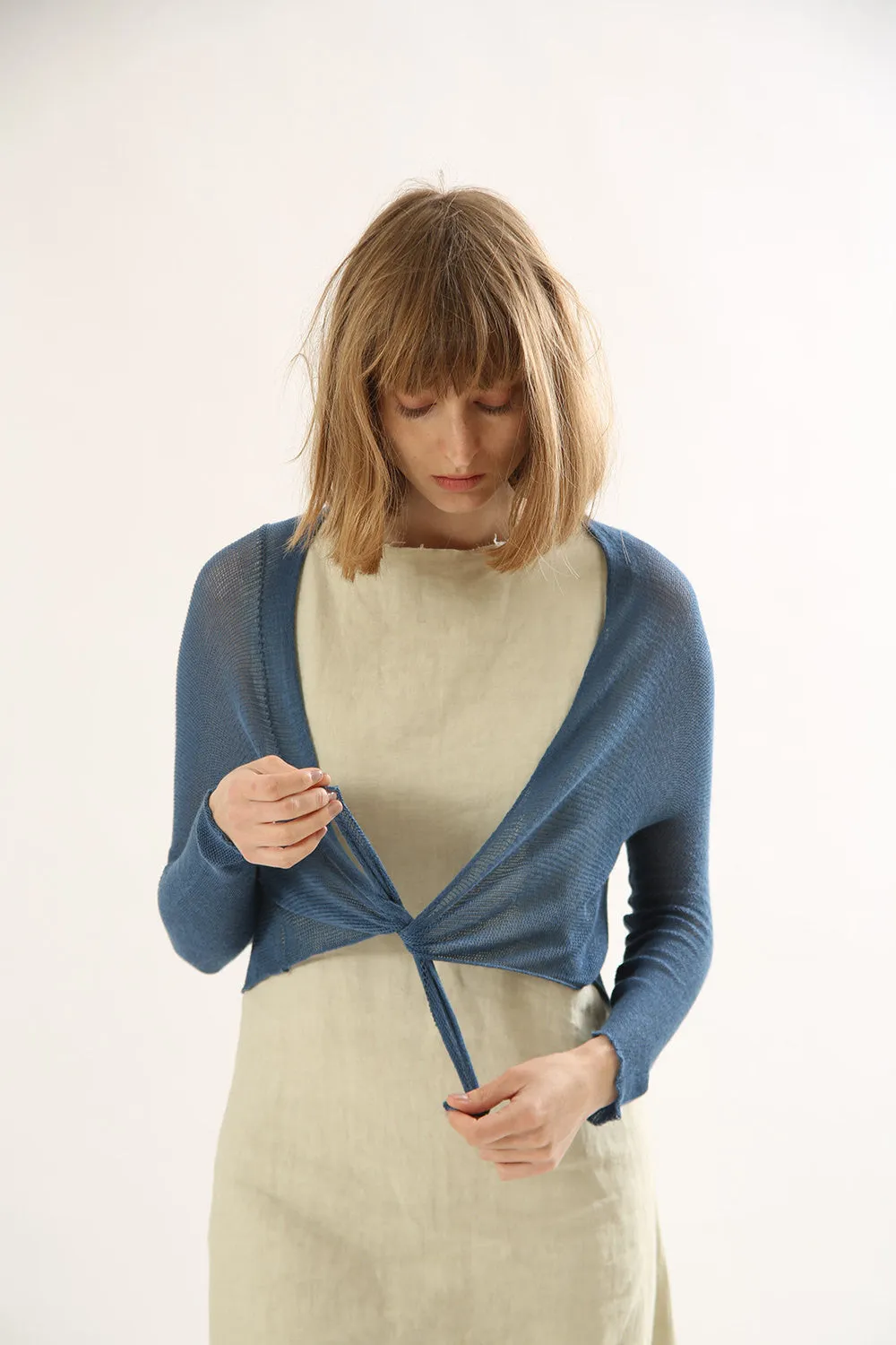 Yellow Bolero Cardigan
