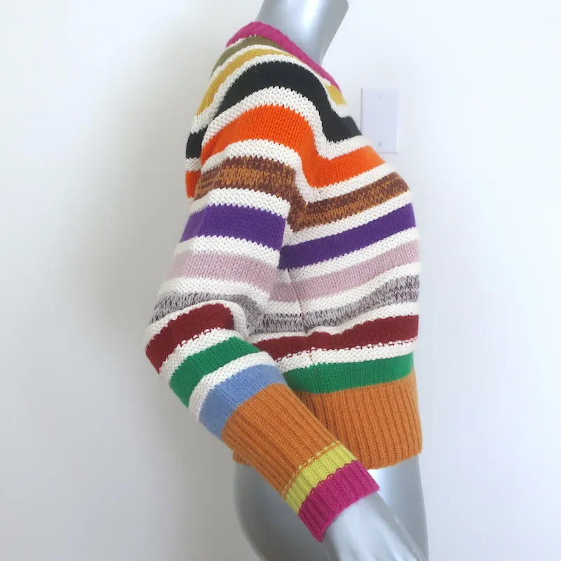 Zimmermann Concert Striped Sweater Multicolor Wool-Blend Size 1 NEW