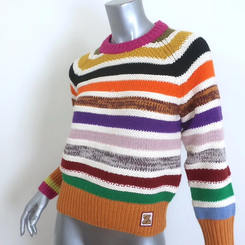 Zimmermann Concert Striped Sweater Multicolor Wool-Blend Size 1 NEW